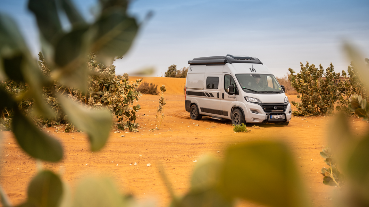 Neues CROSSCAMP Camper Van Modell FLEX 541 mit Camping-Ausstattung in Marokko 