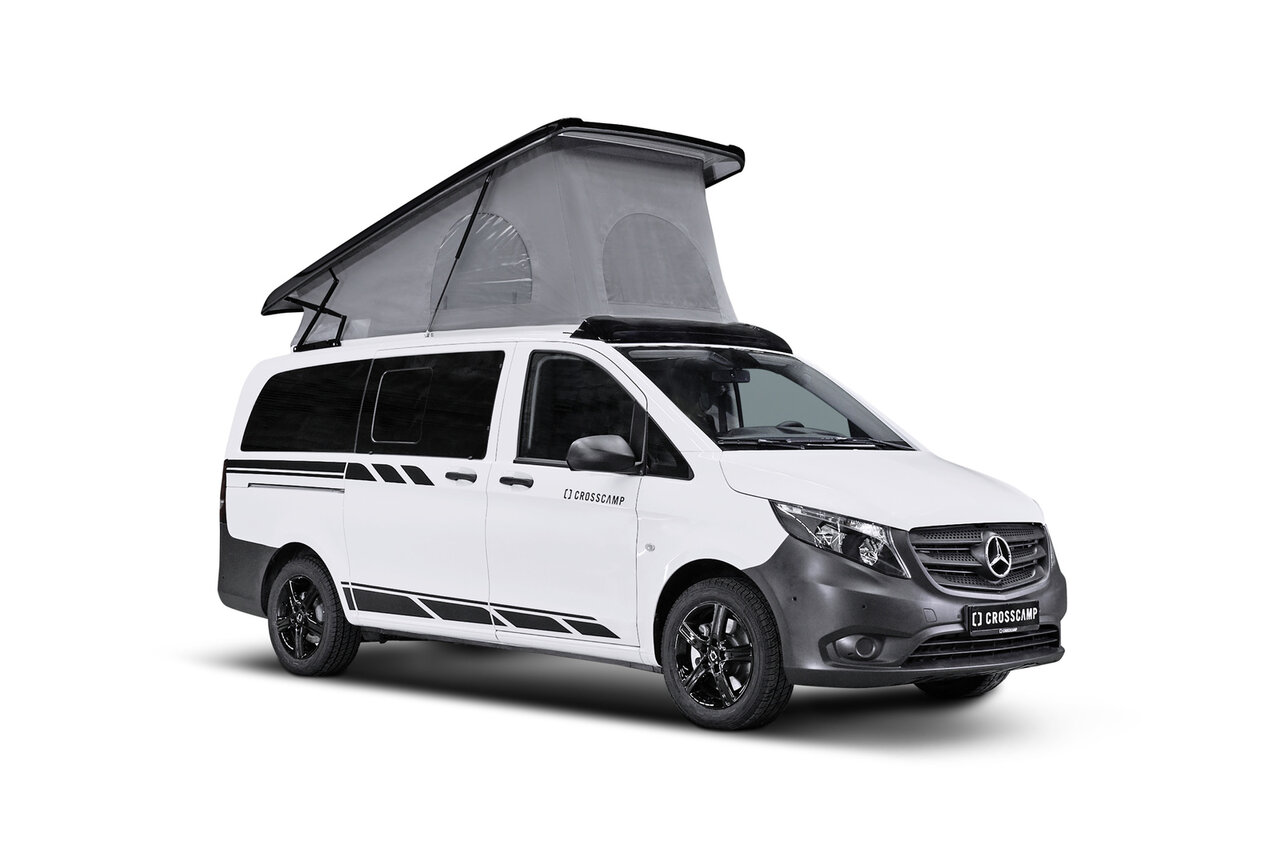 CROSSCAMP BASE X auf Mercedes Benz Vito Basis von Außen