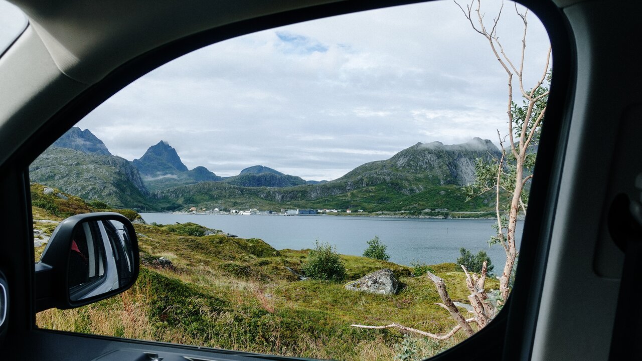 Blick aus dem CROSSCAMP Fenster in Norwegen