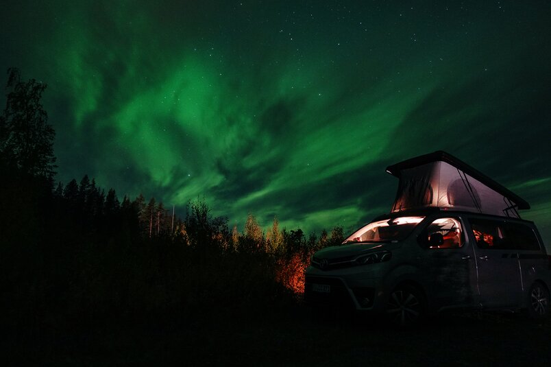 Nordlichter in Lappland