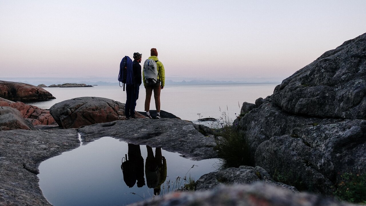 Abendstimmung beim Wandern in Norwegen