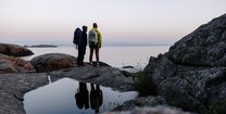 Abendstimmung beim Wandern in Norwegen