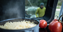 Kochen beim Camping mit CROSSCAMP in Slowenien