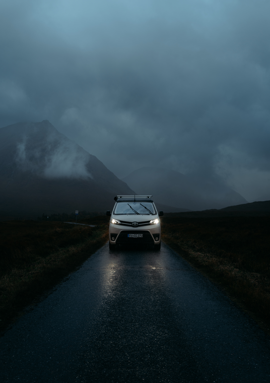 Wechselhaftes Wetter auf der Schottlandreise von Robin Wittwer mit dem CROSSCAMP