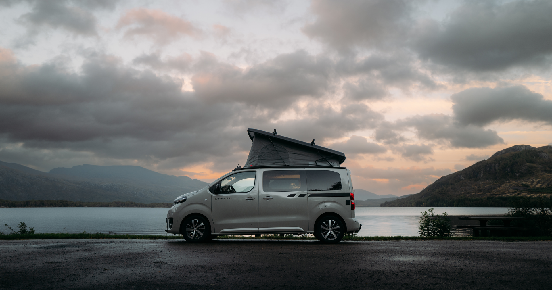 Robin Witter mit dem Camper Van unterwegs durch Schottland