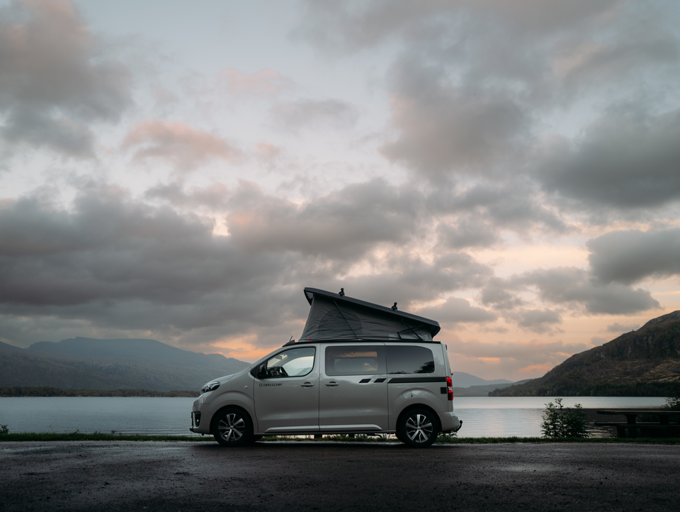 Robin Witter mit dem Camper Van unterwegs durch Schottland