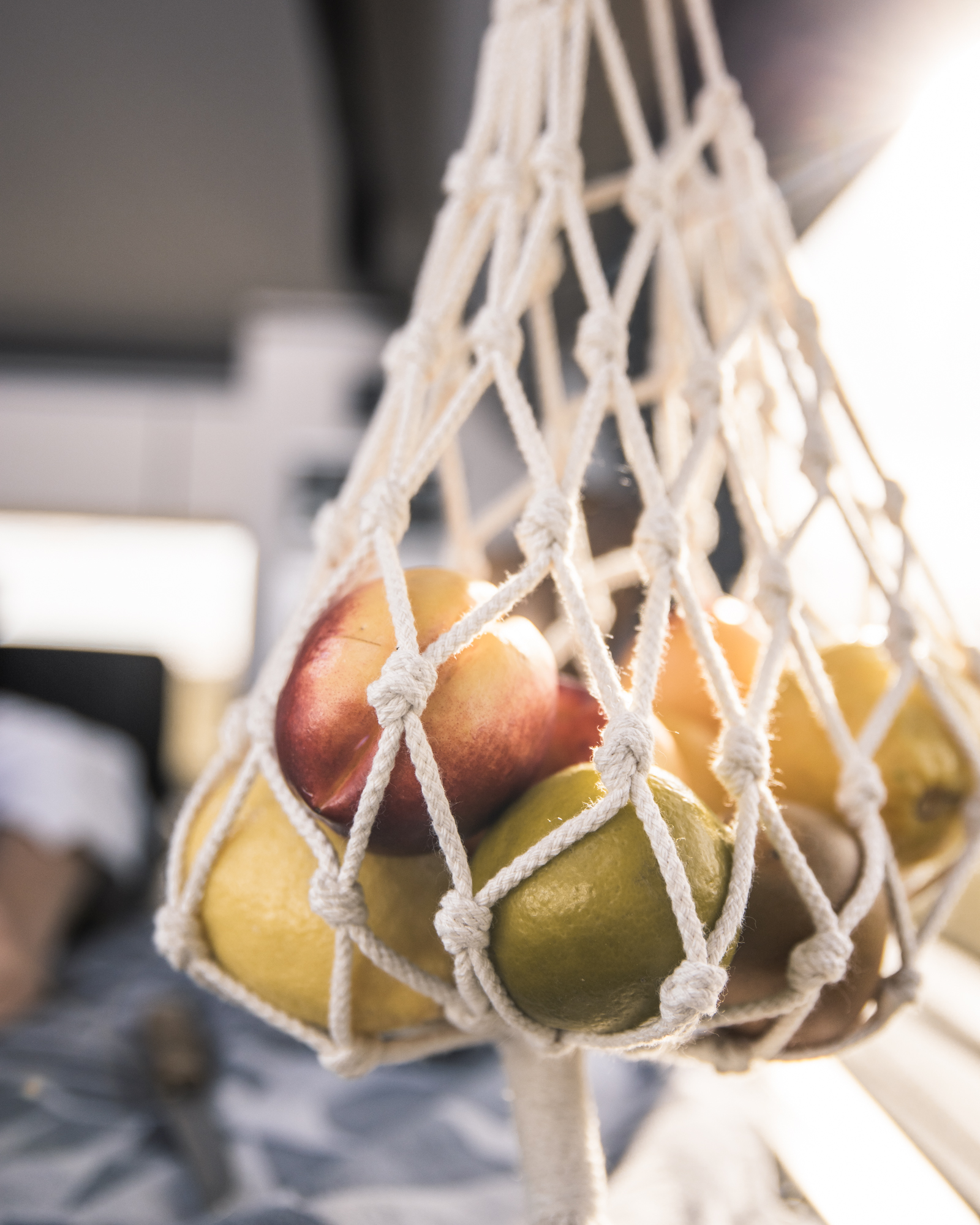 Obstnetz in der CROSSCAMP Küche