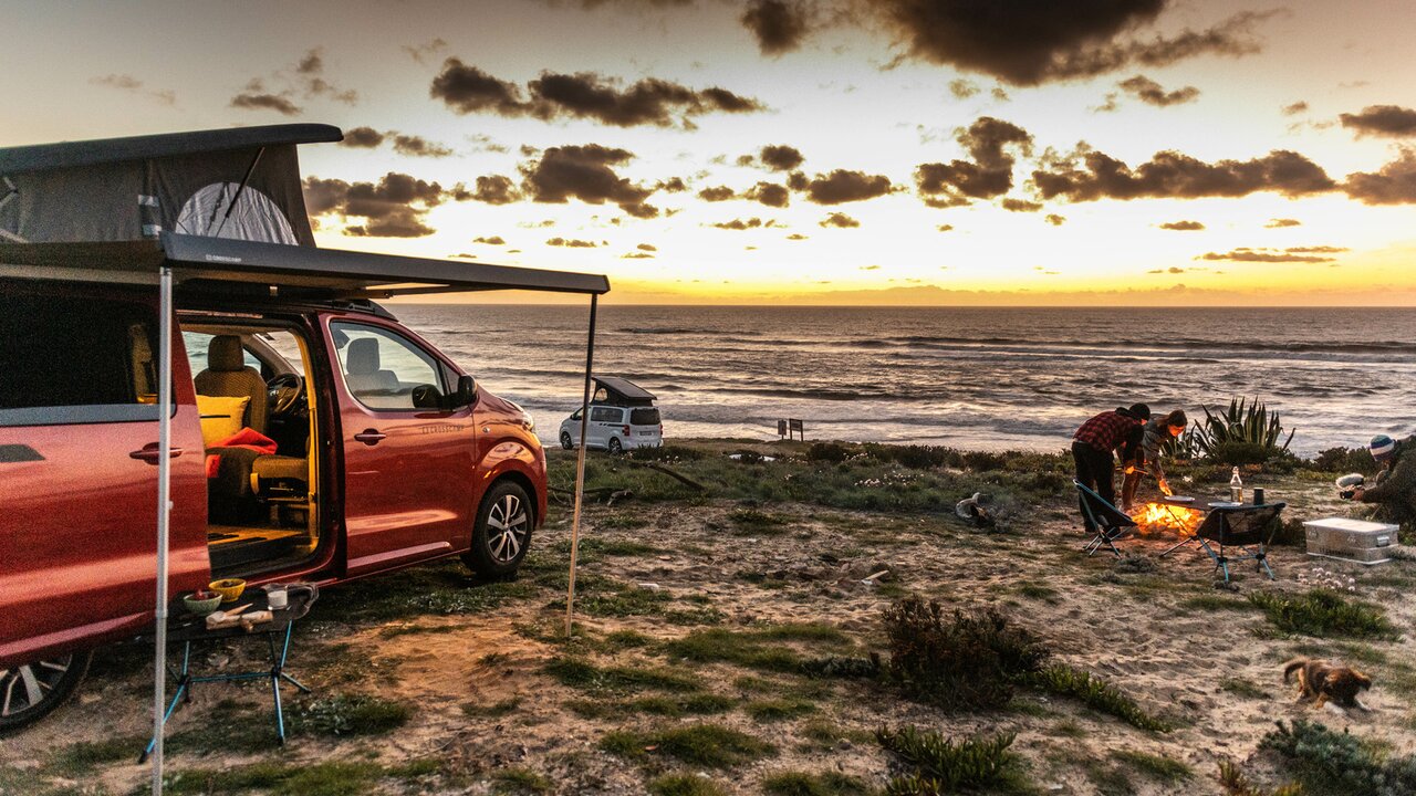 CROSSCAMP LITE und FLEX am Meer in Portugal